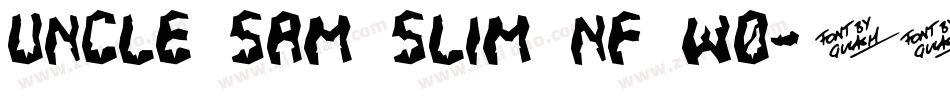 Uncle Sam Slim NF W0字体转换